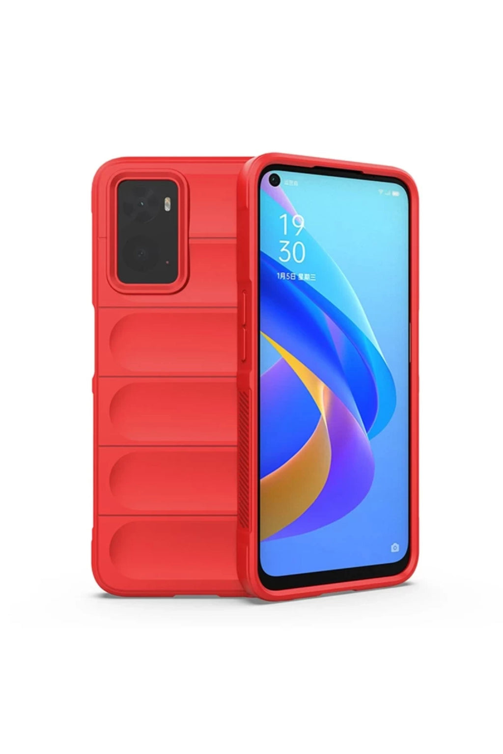 Realme 9i 4G Uyumlu Kılıf Optimum Silikon - Kırmızı