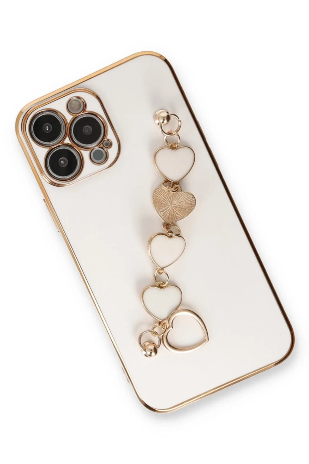 Apple iPhone 14 Pro Uyumlu Kılıf Esila Silikon - Beyaz
