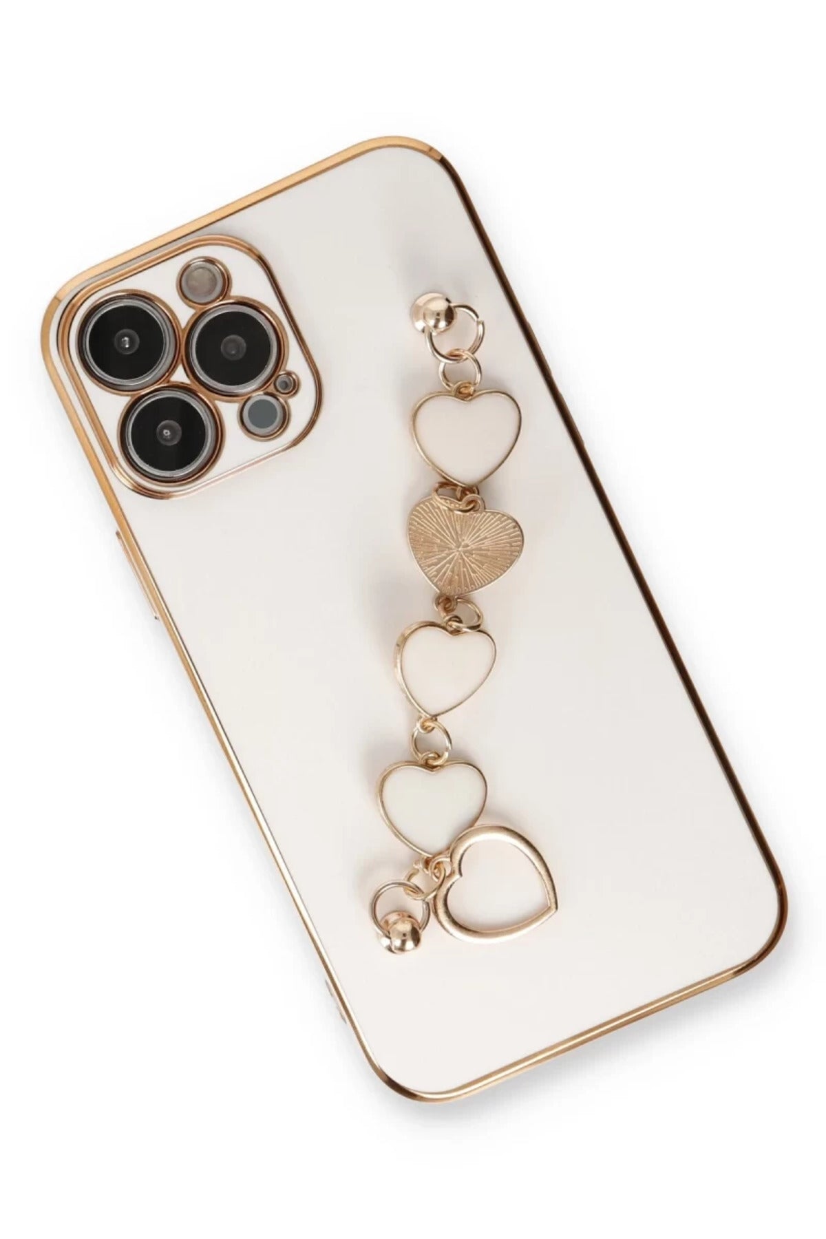 Apple iPhone 14 Pro Uyumlu Kılıf Esila Silikon - Beyaz