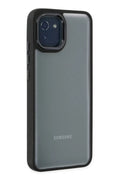 Samsung Galaxy A03 Uyumlu Kılıf Dora Kapak - Siyah