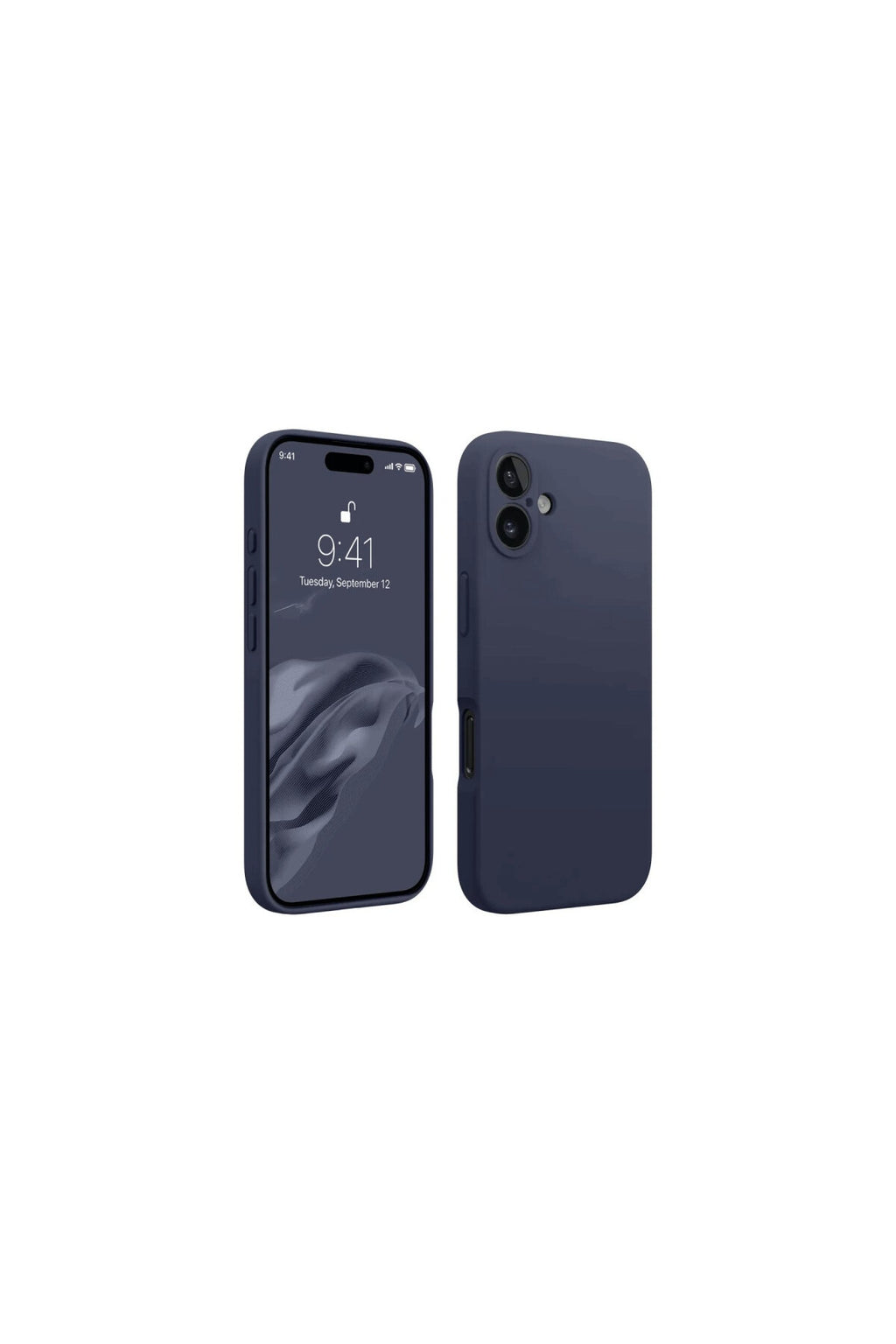 Apple iPhone 16 Uyumlu Kılıf First Silikon - Lacivert