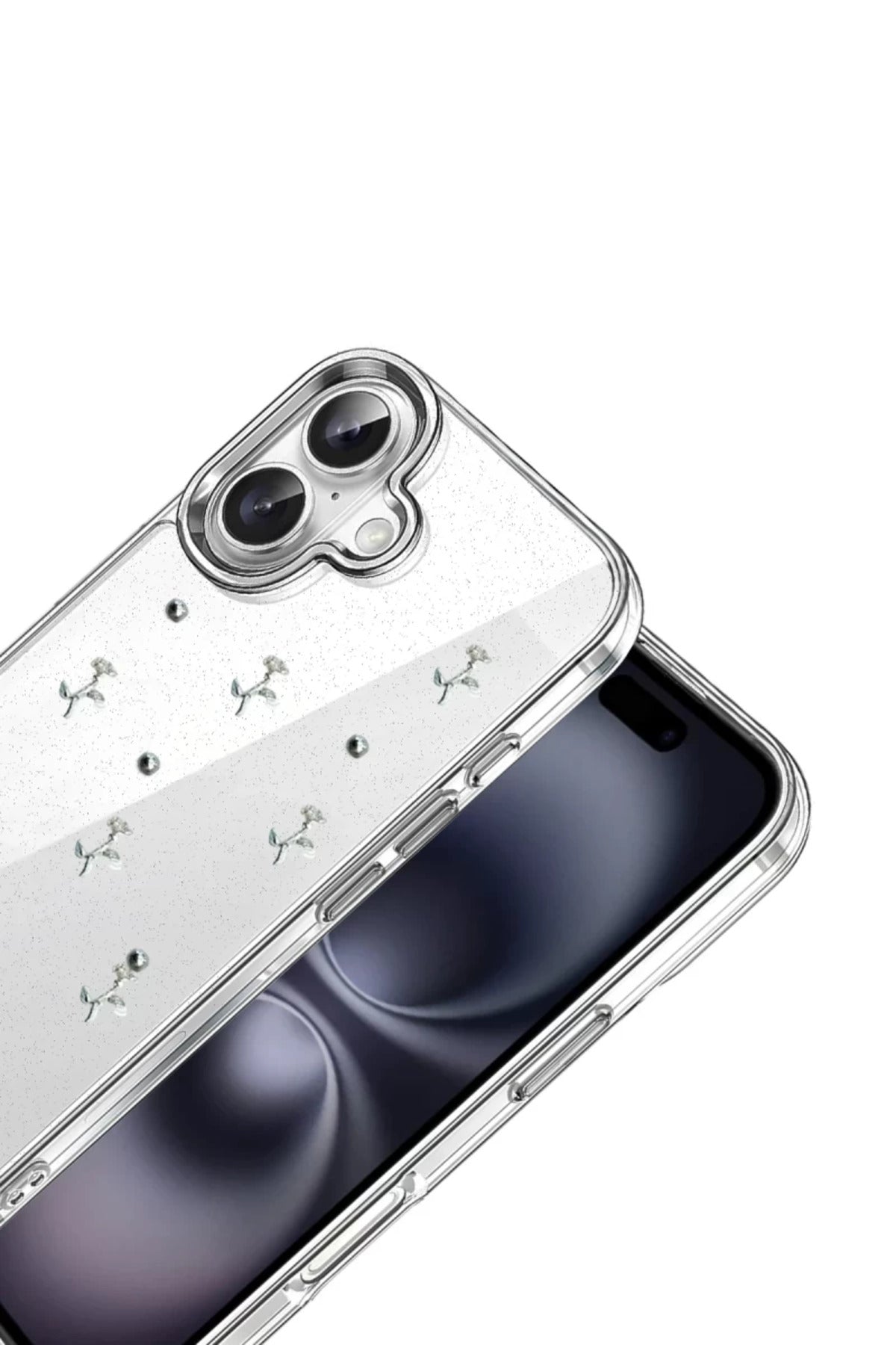 Apple iPhone 16 Plus Uyumlu Fiyonk Desenli Kapak - Desen 4