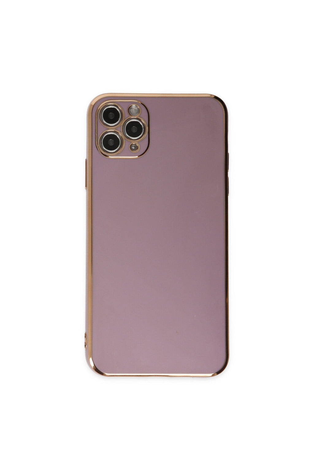 Apple iPhone 11 Pro Max Uyumlu Kılıf Volet Silikon - Mor