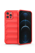 Apple iPhone 12 Pro Uyumlu Kılıf Optimum Silikon - Kırmızı