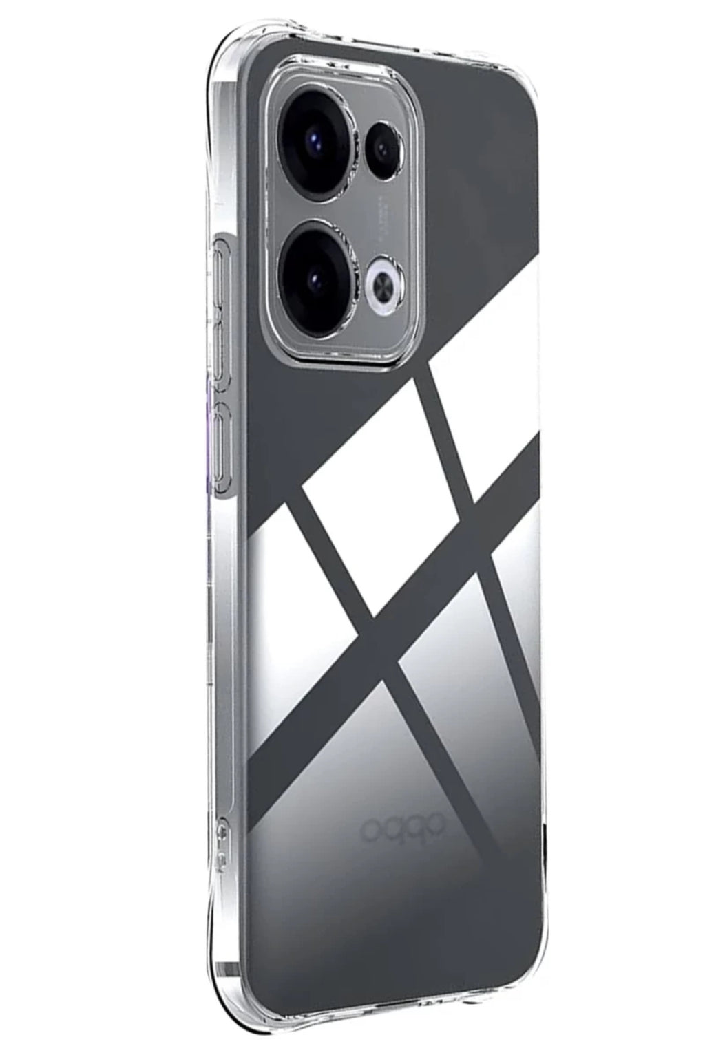 Oppo A6 Pro 4G Uyumlu Lüx Şeffaf Silikon - Şeffaf