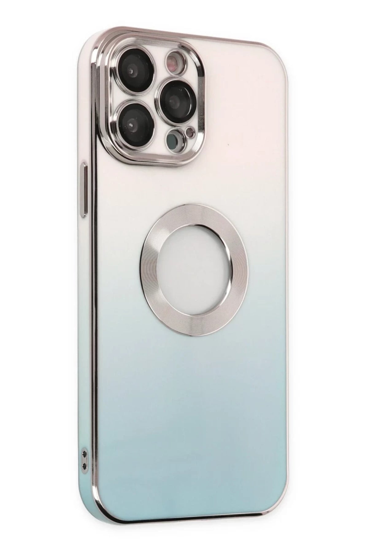 Apple iPhone 13 Pro Max Uyumlu Kılıf Best Silikon - Turkuaz