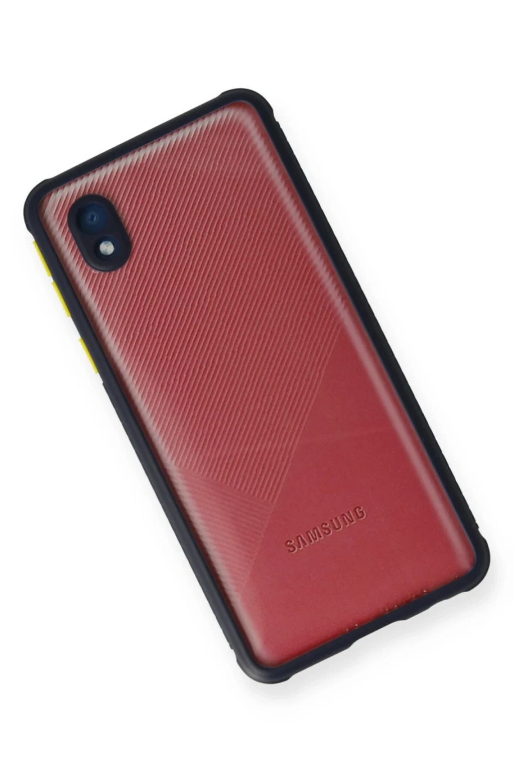 Samsung Galaxy A01 Core Uyumlu Kılıf Miami Şeffaf Silikon - Lacivert
