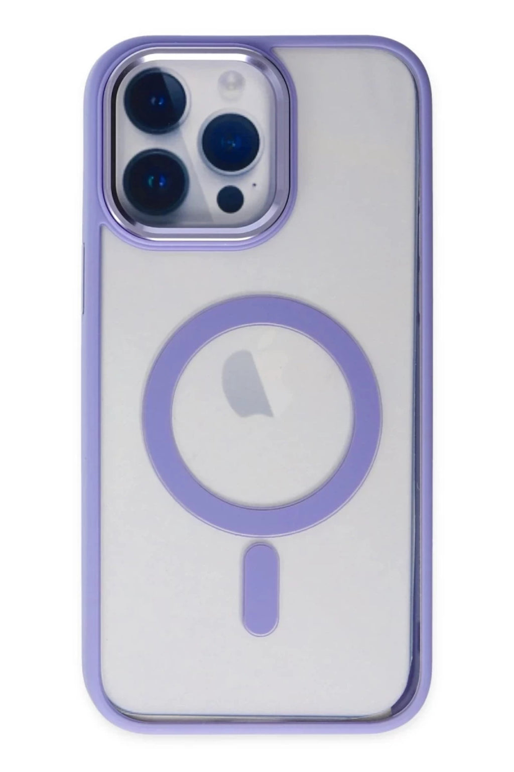 Apple iPhone 14 Pro Max Uyumlu Kılıf Room Magneticsafe Silikon - Lila