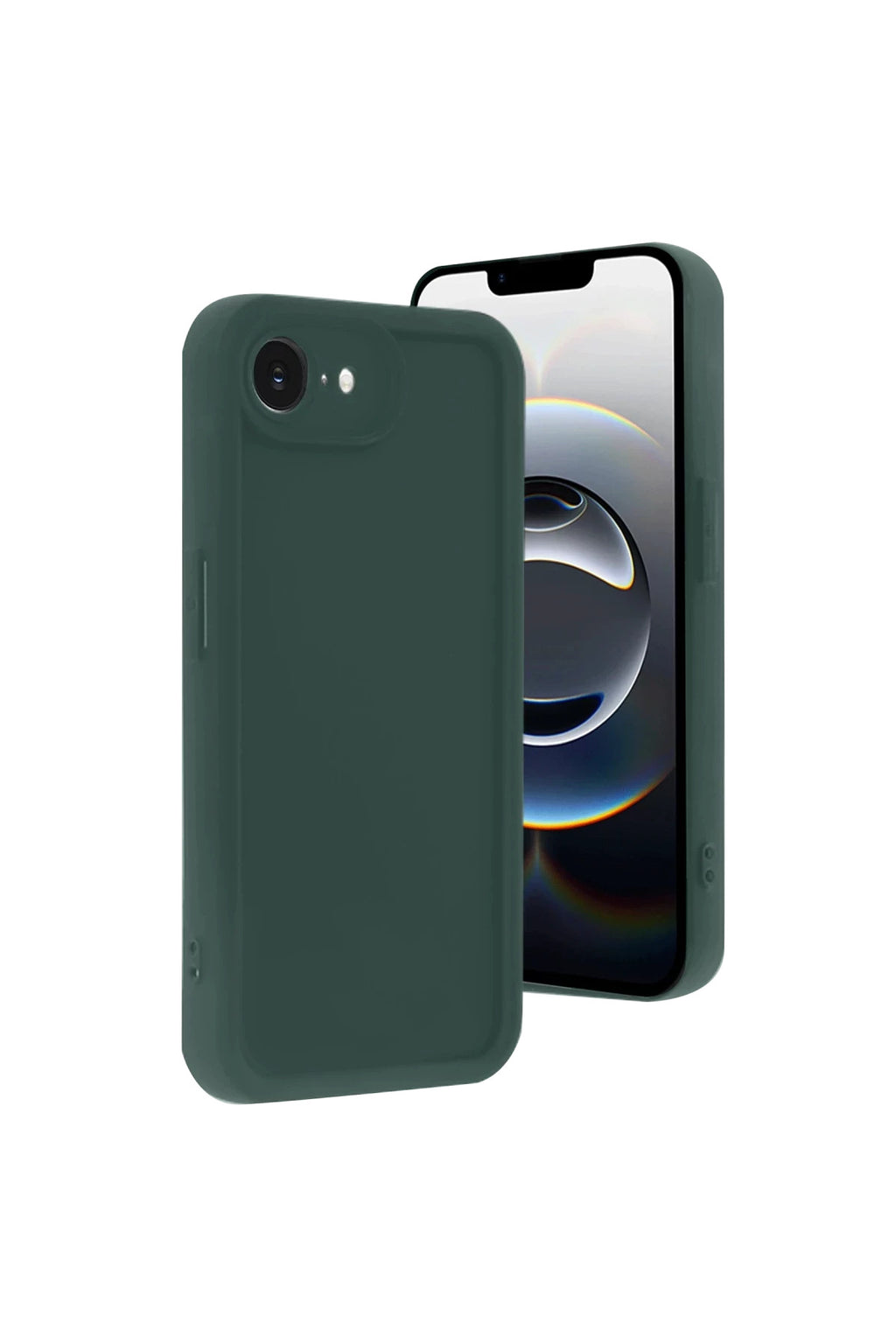 Apple iPhone 16E Uyumlu Kılıf Viera Silikon - Koyu Yeşil