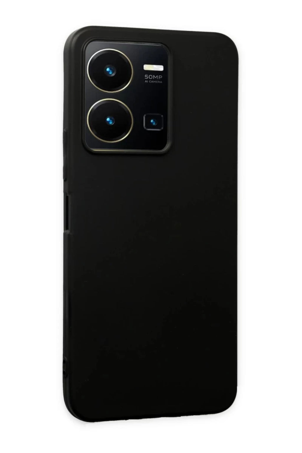 Vivo Y35 Uyumlu Kılıf First Silikon - Siyah