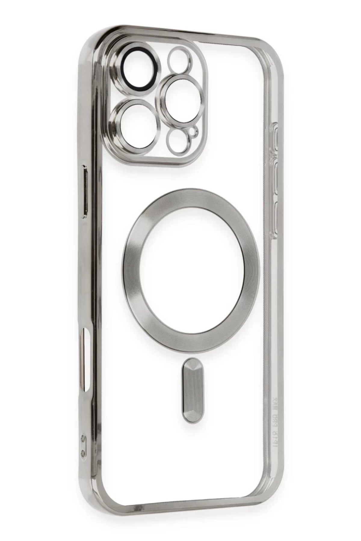 Apple iPhone 16 Pro Max Uyumlu Kılıf Kross Magneticsafe Kapak - Titan Gri