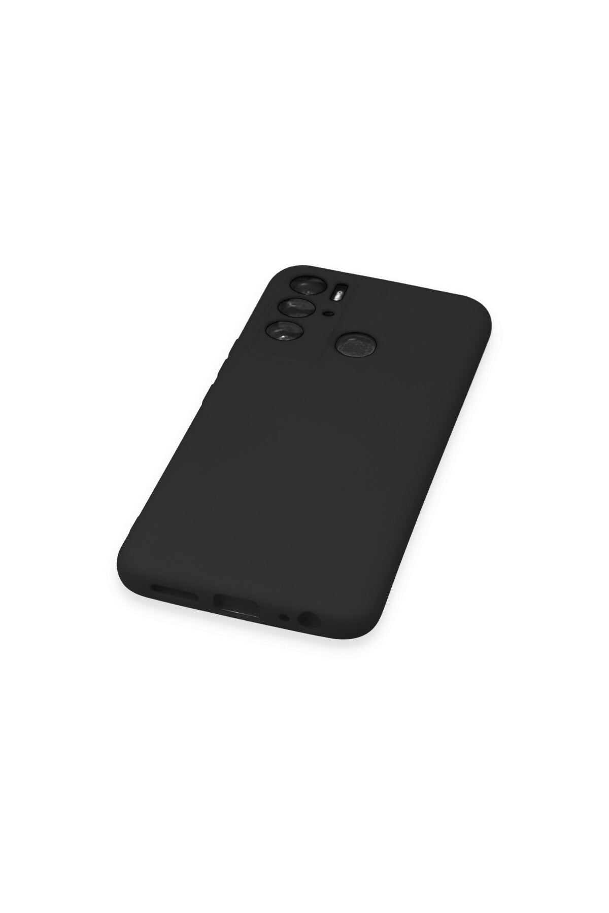Tecno Pova Neo Kılıf Nano içi Kadife Silikon - Siyah
