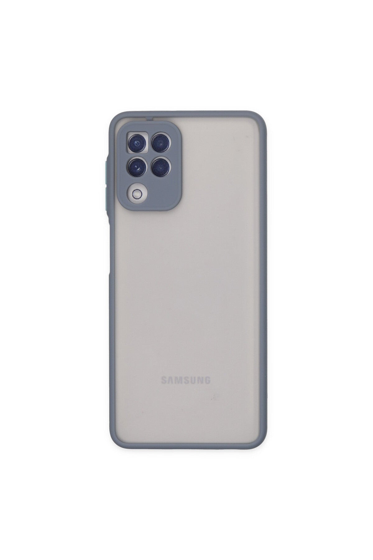 Samsung Galaxy A22 Uyumlu Kılıf Montreal Silikon Kapak - Gri