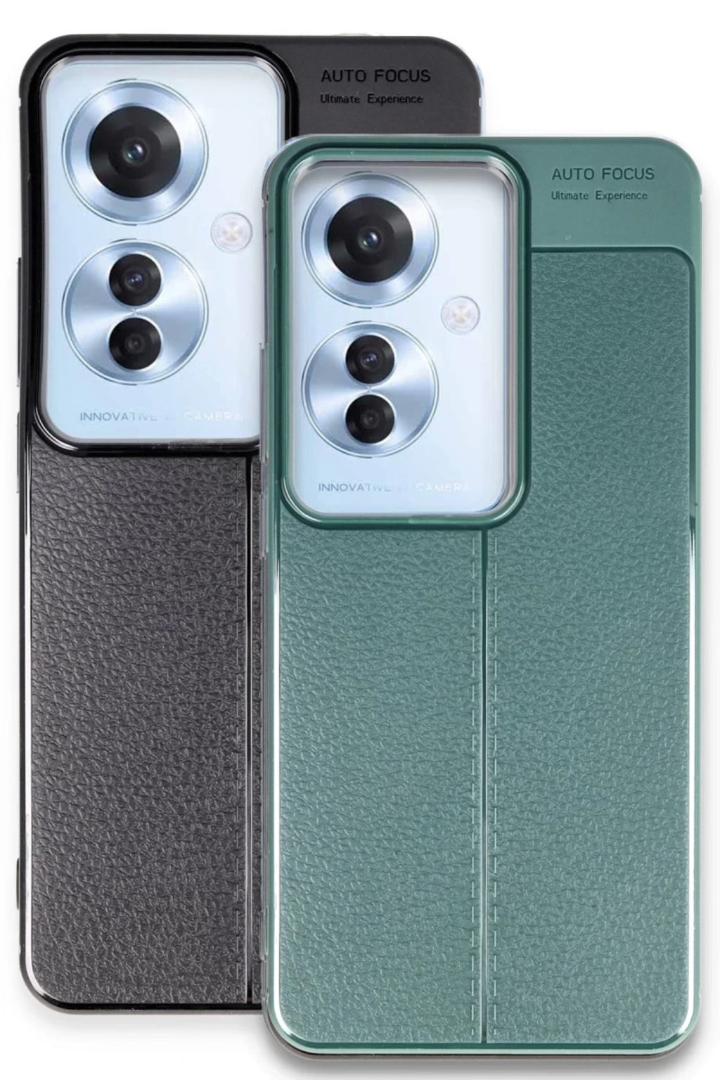 Oppo Reno 11F Uyumlu Kılıf Auto Focus Kapak - Siyah