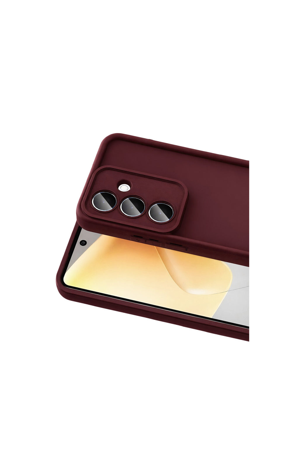Samsung Galaxy A57 5G Uyumlu Viera Silikon - Bordo