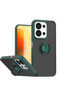 Xiaomi Redmi 15C 4G Uyumlu Montreal Yüzüklü Silikon Kapak - Yeşil