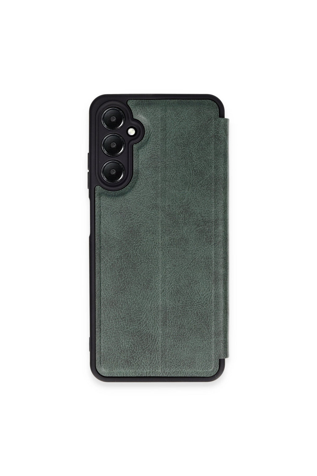 Samsung Galaxy A25 5G Uyumlu Kılıf Flip Cover - Koyu Yeşil