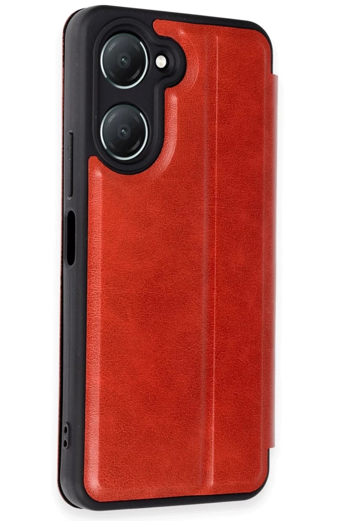 Vivo Y18 Uyumlu Kılıf Flip Cover - Kırmızı
