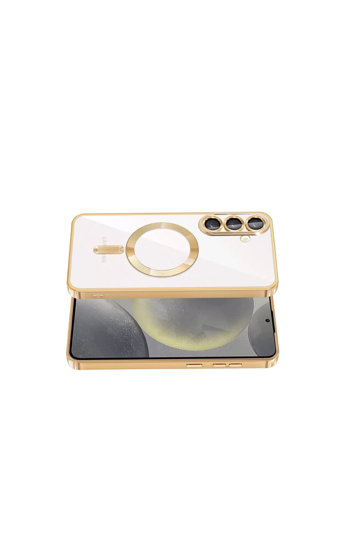 Samsung Galaxy S26 Plus Uyumlu Kross Magneticsafe Kapak - Gold
