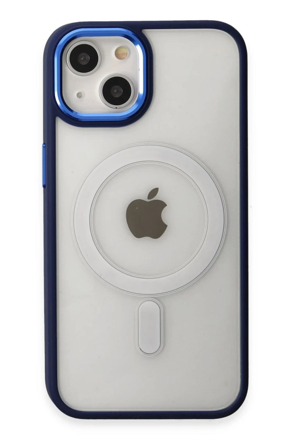 Apple iPhone 15 Pro Uyumlu Kılıf Room Magneticsafe Silikon - Lacivert
