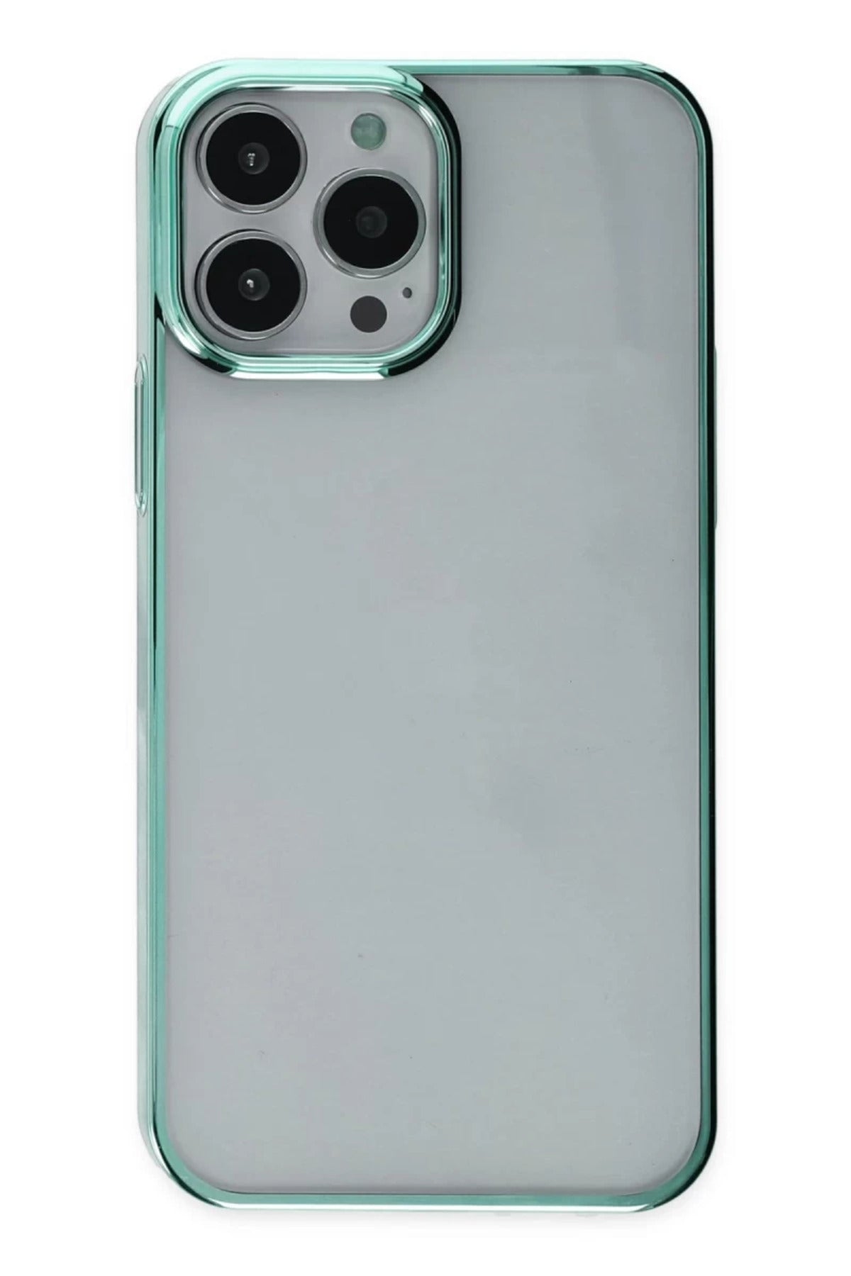 Apple iPhone 14 Pro Max Uyumlu Kılıf Element Silikon - Yeşil