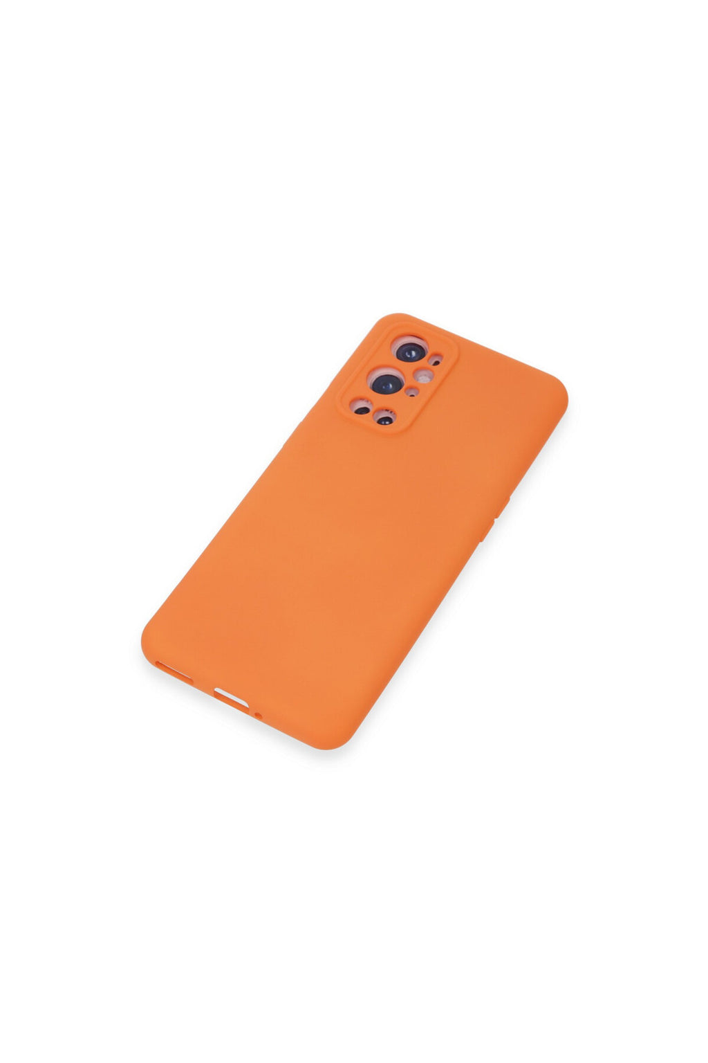 One Plus 9 Pro Kılıf Nano içi Kadife Silikon - Turuncu