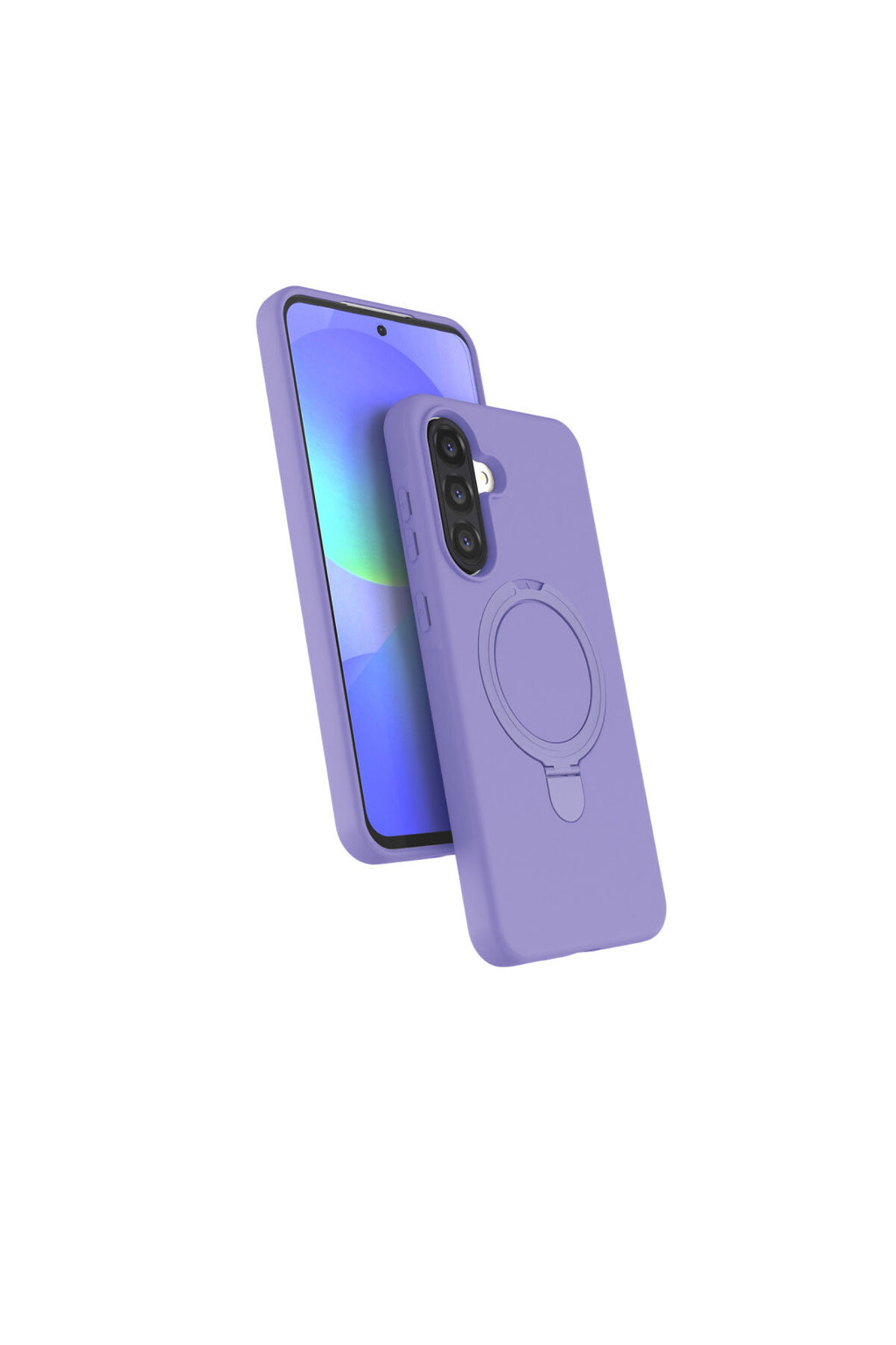Samsung Galaxy A36 Uyumlu Regal Magsafe Standlı Kapak - Lila