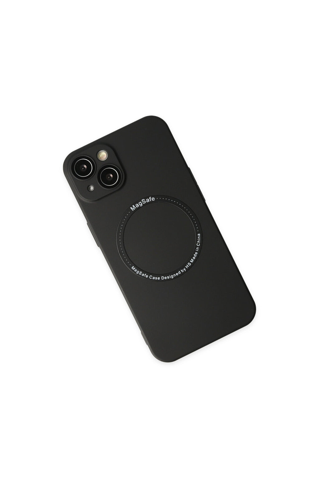 Apple iPhone 14 Plus Uyumlu Kılıf Jack Magneticsafe Lens Silikon - Siyah