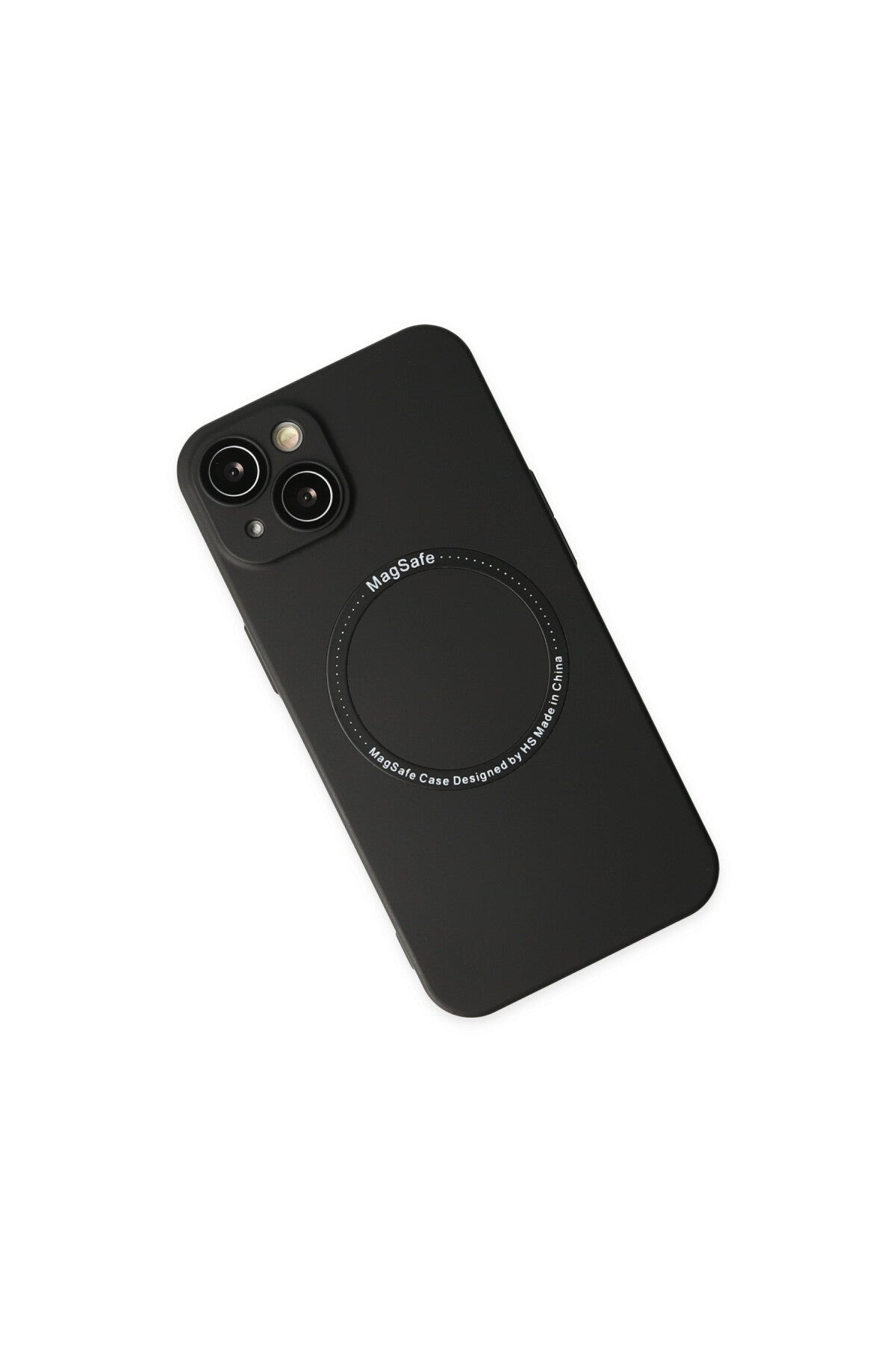 Apple iPhone 14 Plus Uyumlu Kılıf Jack Magneticsafe Lens Silikon - Siyah