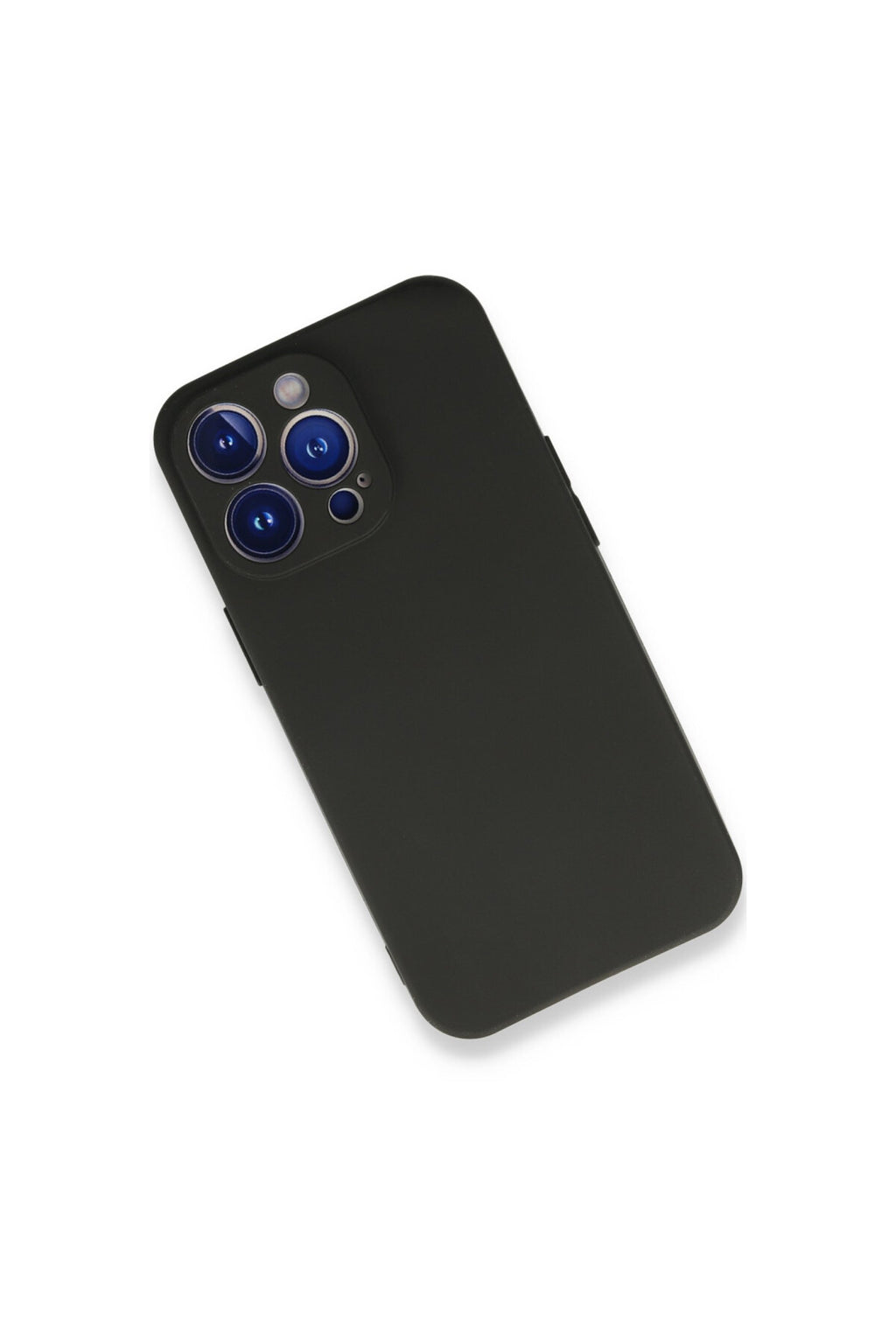 Apple iPhone 13 Pro Max Uyumlu Kılıf First Silikon - Siyah