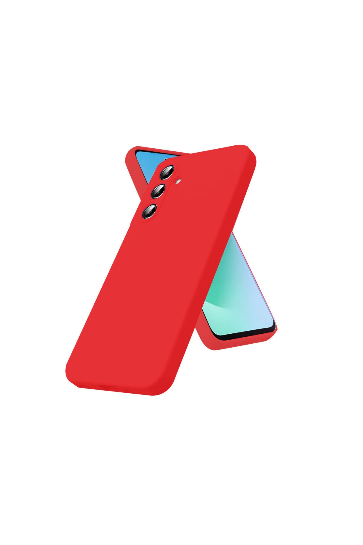 Samsung Galaxy A17 5G Uyumlu First Silikon - Kırmızı