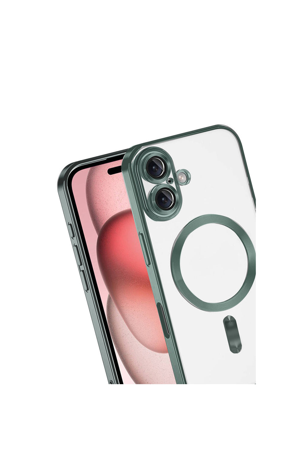 Apple iPhone 17 Uyumlu Kross Magneticsafe Kapak - Koyu Yeşil
