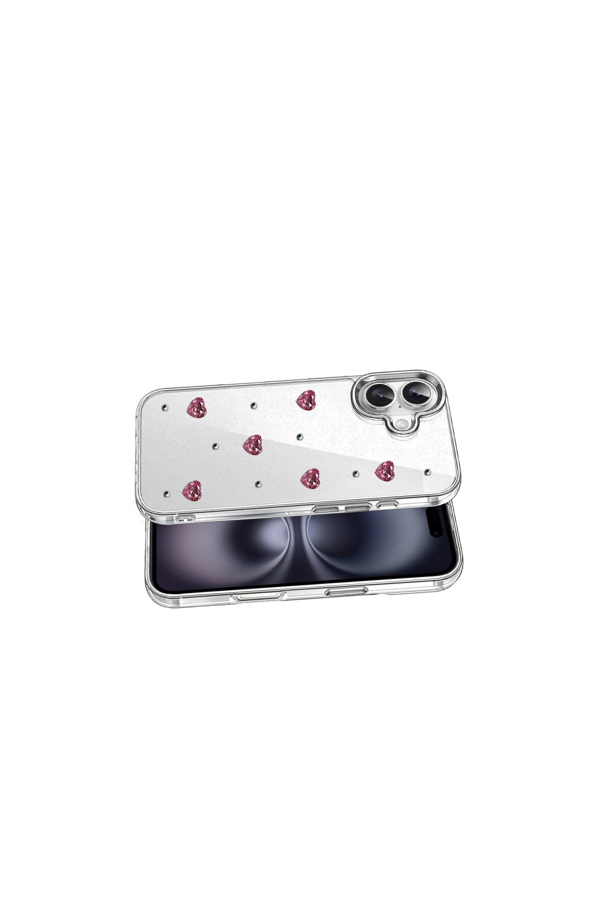 Apple iPhone 17 Uyumlu Fiyonk Desenli Kapak - Desen 3