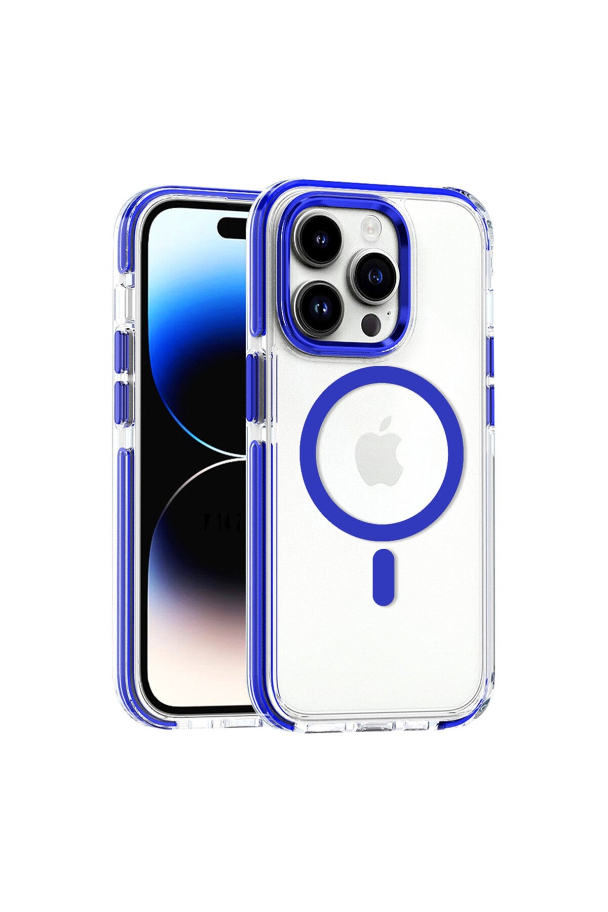 Joko Apple iPhone 15 Pro Uyumlu Bella Magsafe Kapak - Mavi