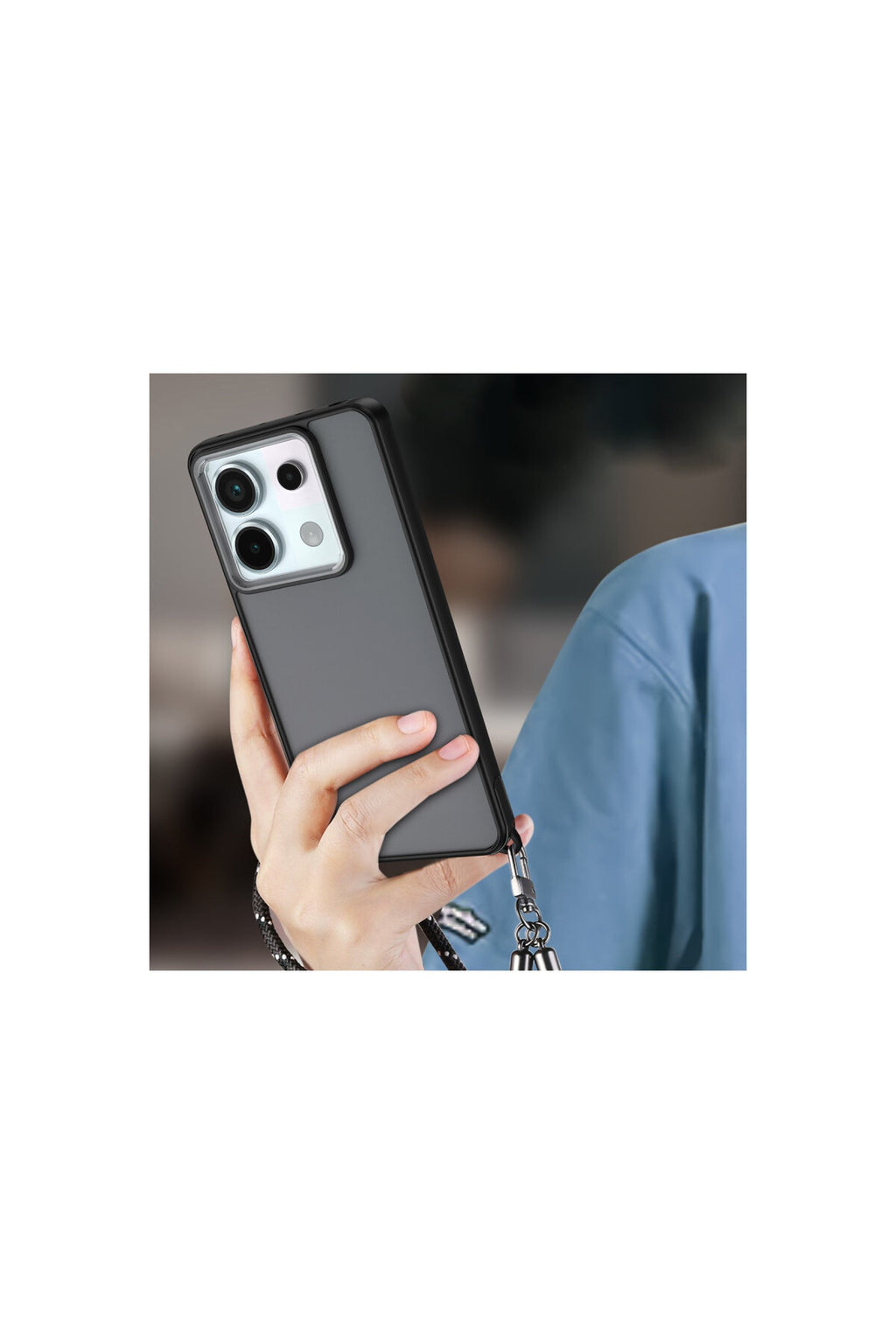 Xiaomi Redmi Note 13 Pro 5G Uyumlu Kılıf Elegant Kapak - Pudra