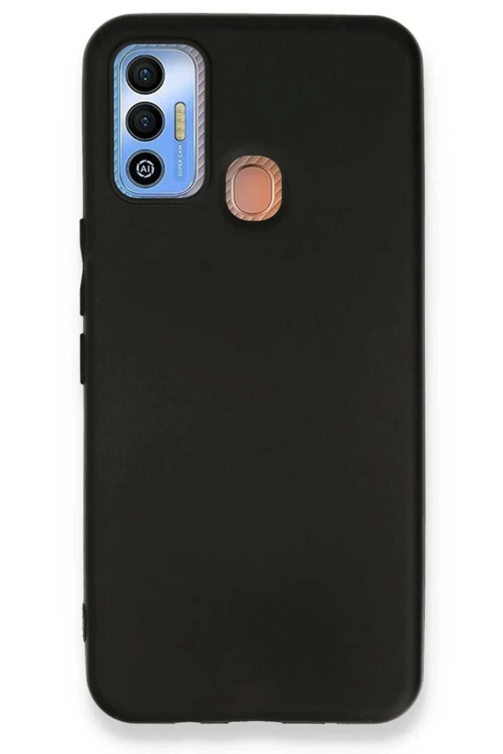 Tecno Spark 7T Uyumlu Kılıf First Silikon - Siyah