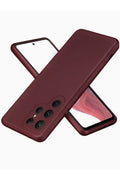 Samsung Galaxy S25 Ultra Uyumlu Kılıf First Silikon - Bordo