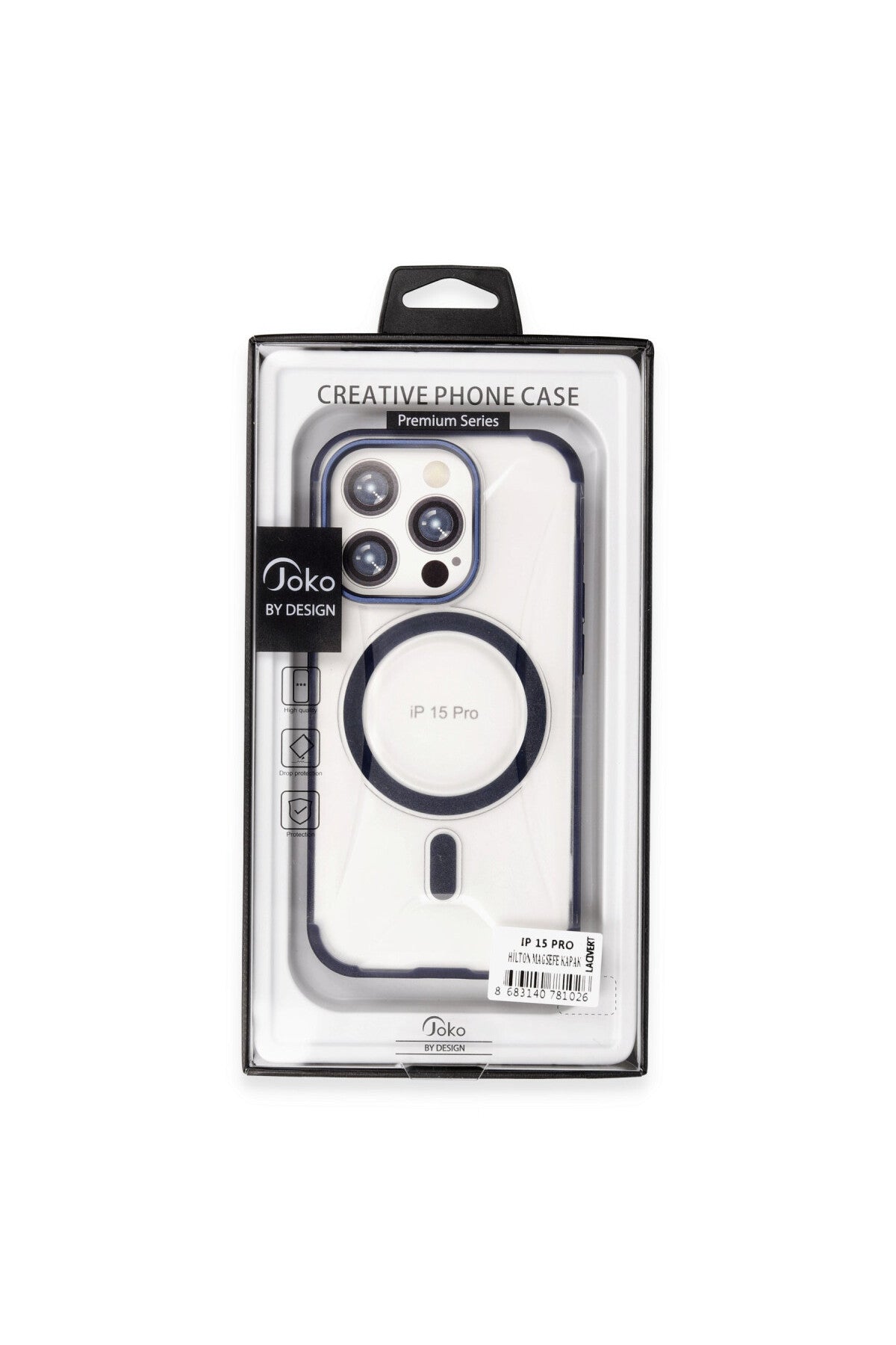 Joko Apple iPhone 15 Pro Max Uyumlu Hilton Magsafe Kapak - Siyah