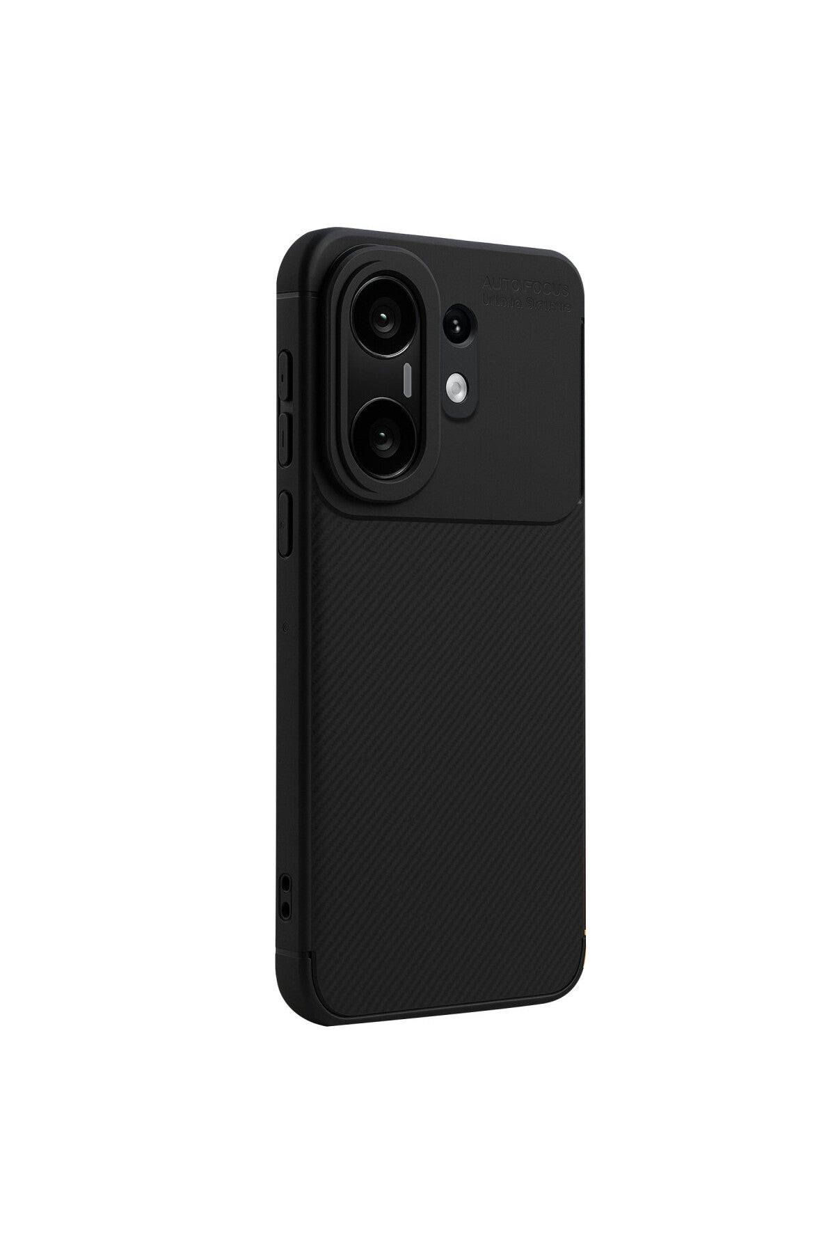Vivo X200 FE Uyumlu Auto Focus Karbon Kapak - Siyah