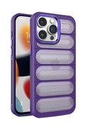 Apple iPhone 14 Pro Uyumlu Kılıf Airmax Silikon Kapak - Derin Mor