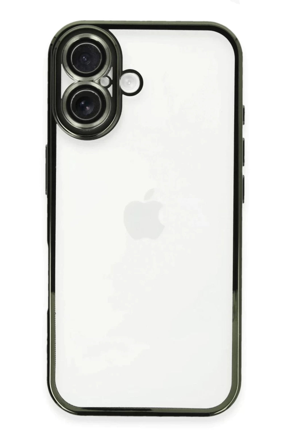 Apple iPhone 16 Plus Uyumlu Kılıf Lensli Silikon - Yeşil