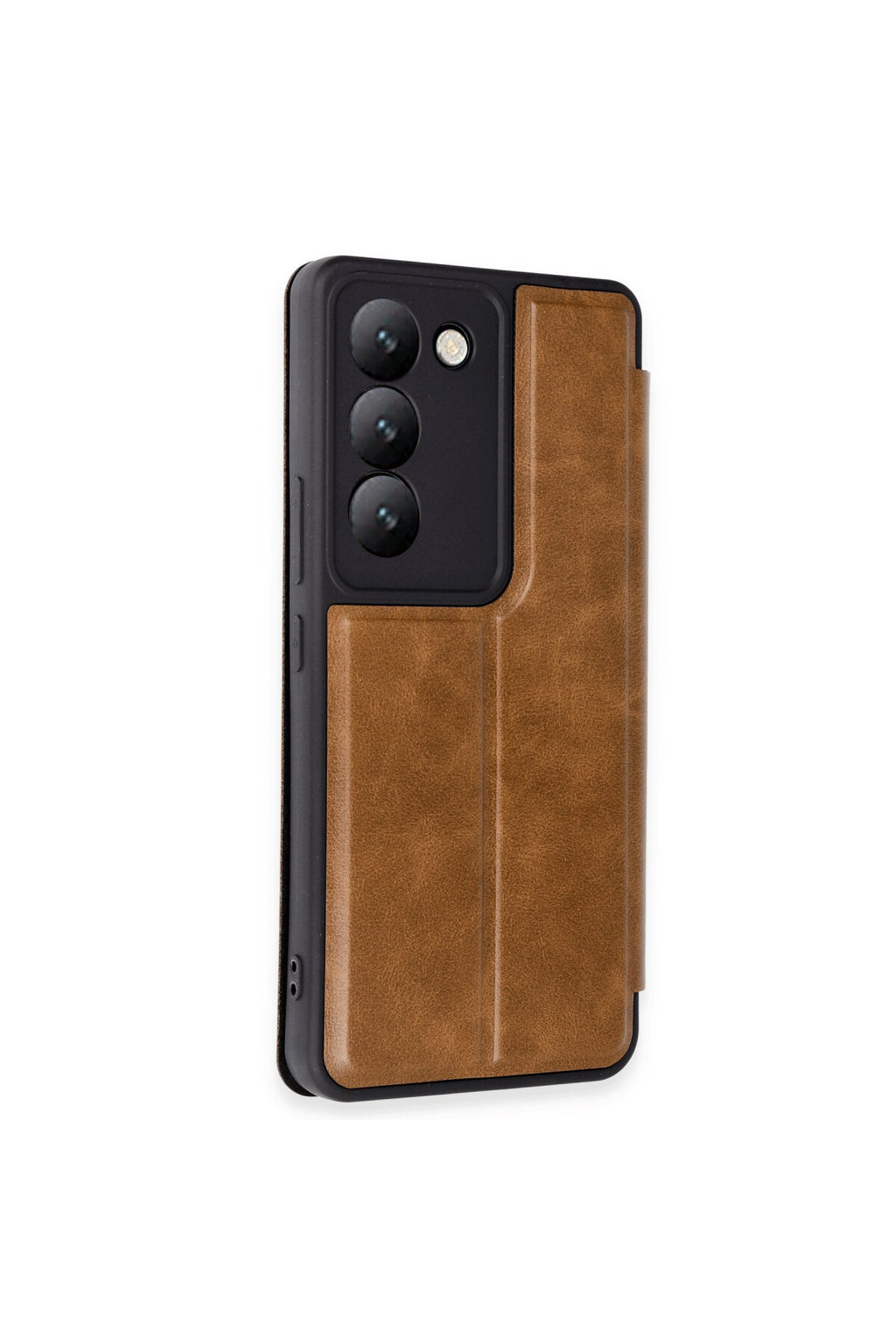 Vivo V30 Lite 4G Uyumlu Kılıf Flip Cover - Taba