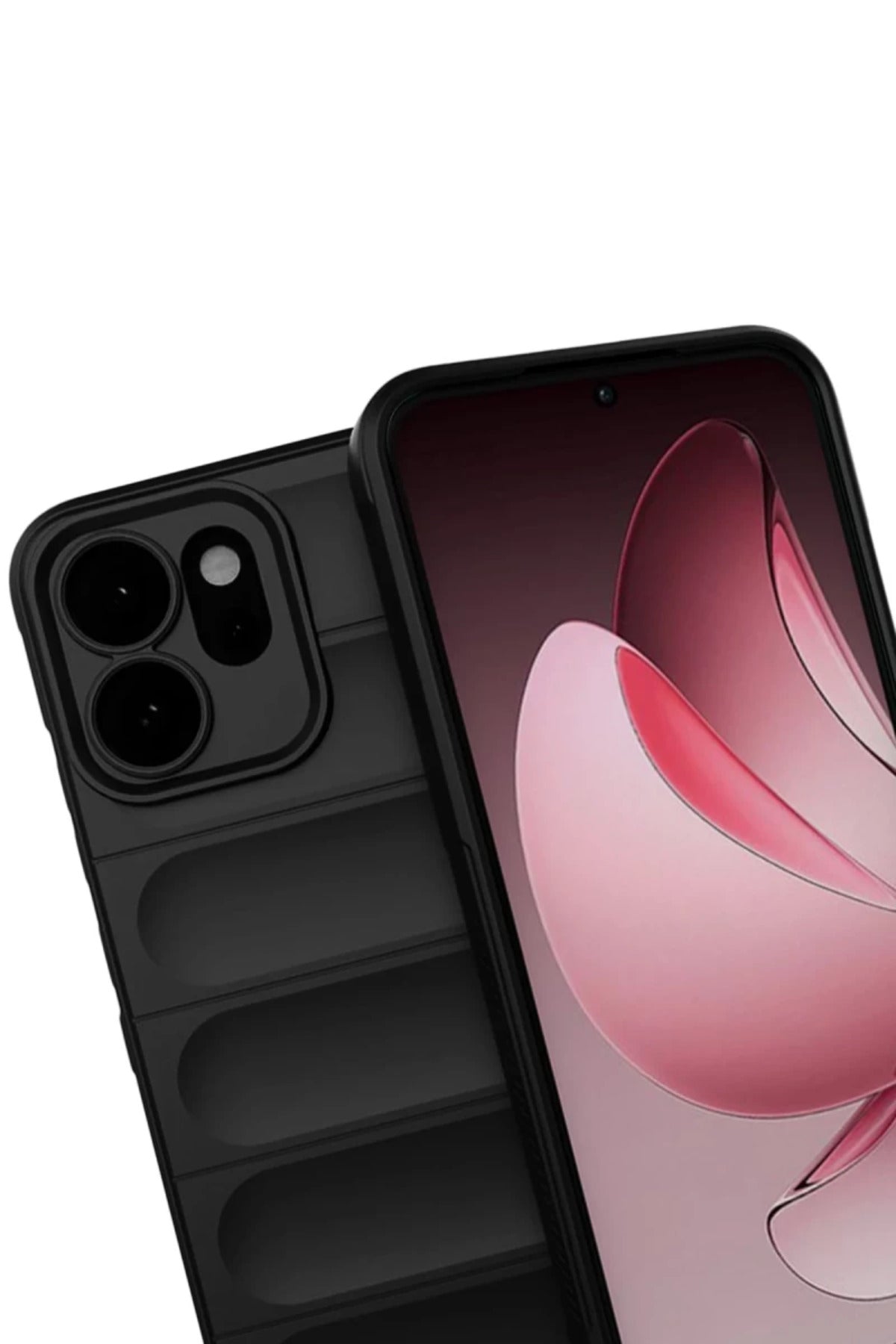 Oppo Reno 14 Uyumlu Optimum Silikon - Siyah