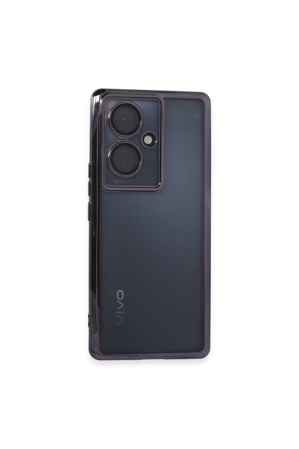Vivo V29 Lite Uyumlu Kılıf Lensli Silikon - Mor