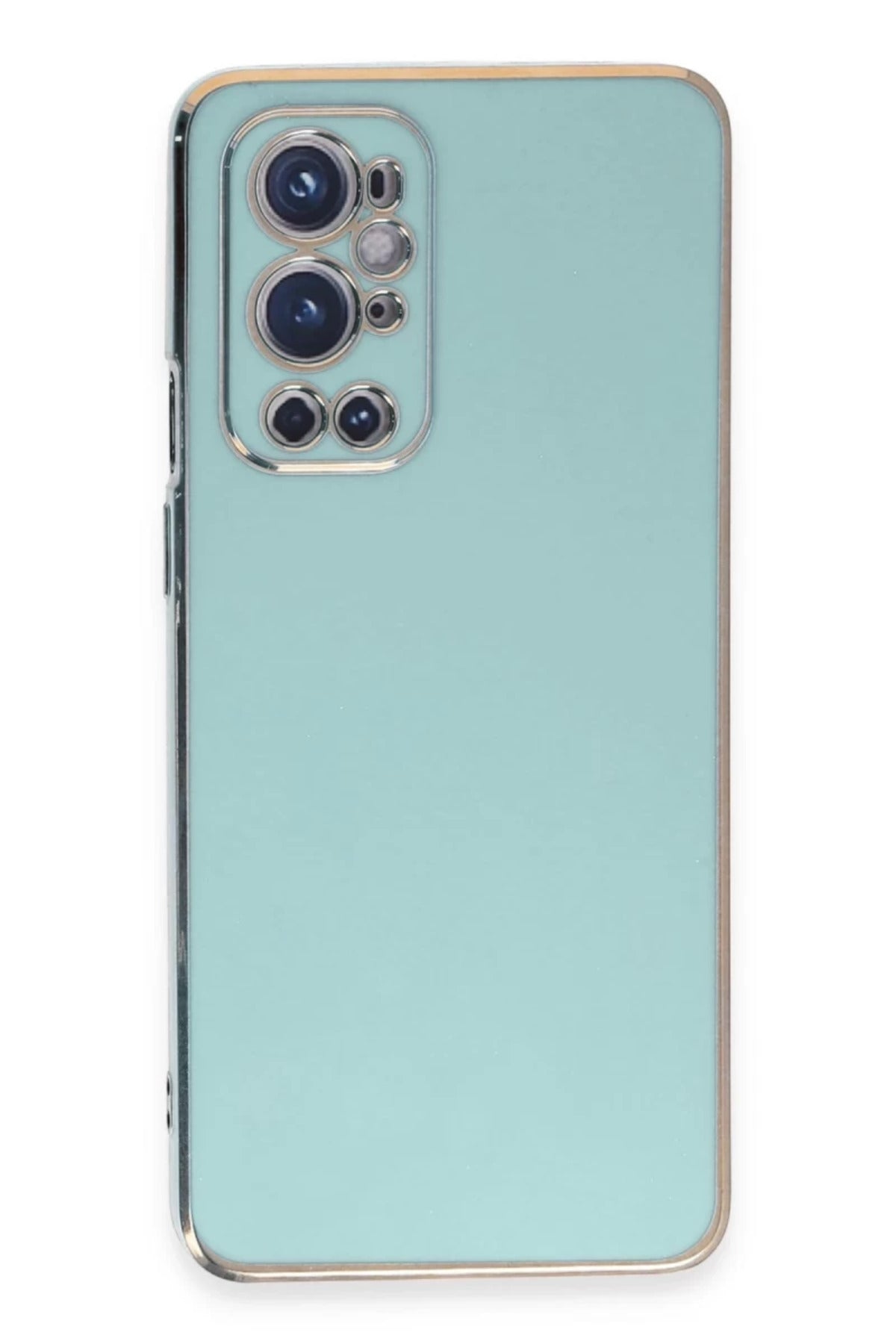 One Plus 9 Pro Kılıf Volet Silikon - Açık Yeşil