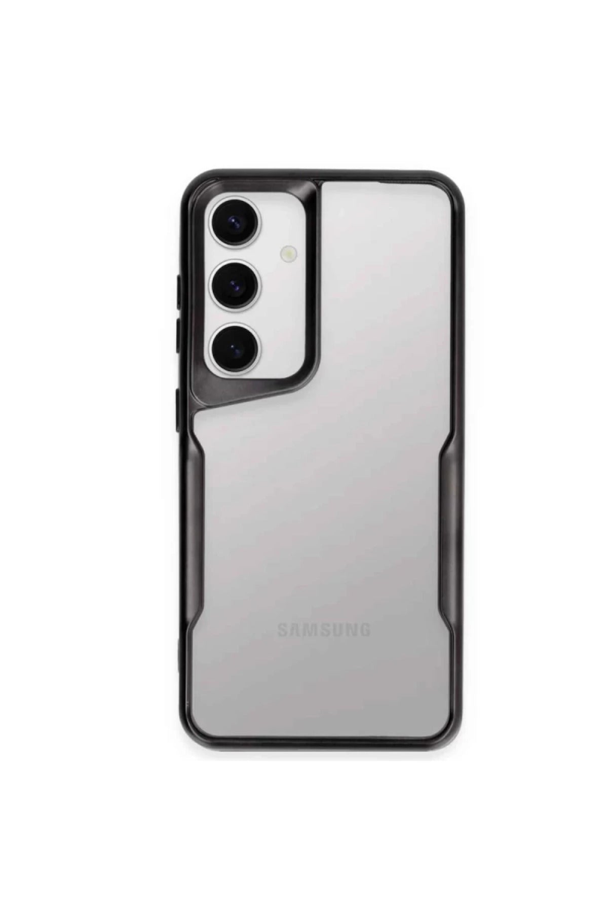 Samsung Galaxy A15 4G Uyumlu Kılıf Boyi Silikon Kapak - Siyah