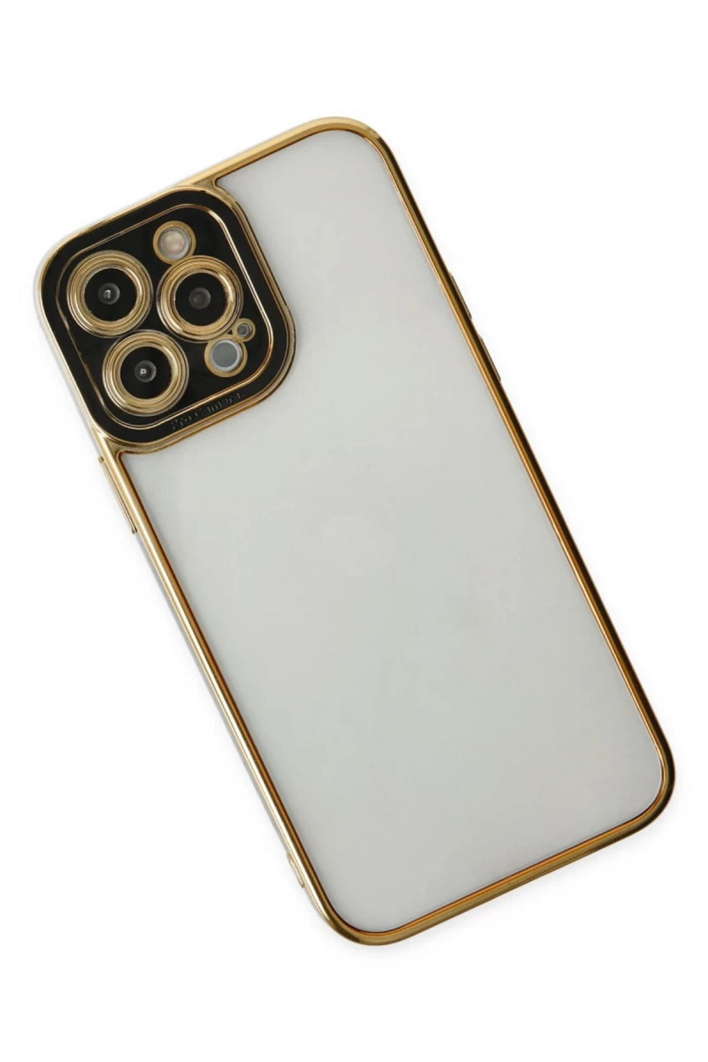 Apple iPhone 14 Pro Uyumlu Kılıf Liva Lens Silikon - Siyah