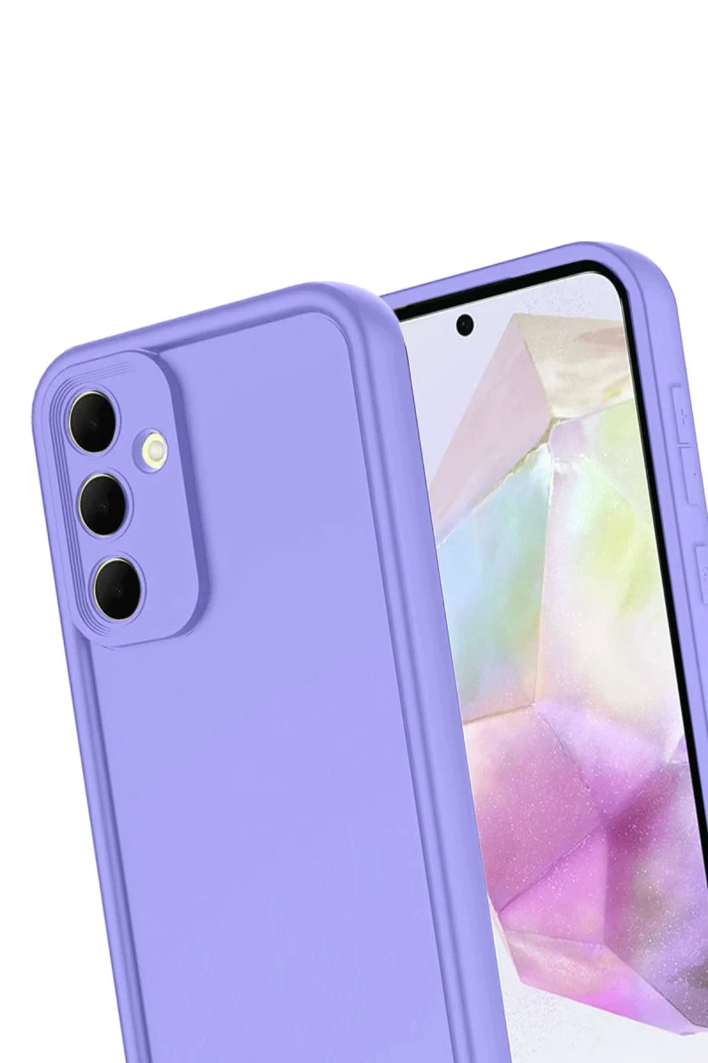 Samsung Galaxy A17 5G Uyumlu Viera Silikon - Lila