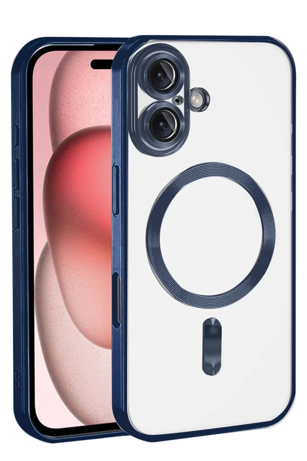 Apple iPhone 17 Uyumlu Kross Magneticsafe Kapak - Lacivert