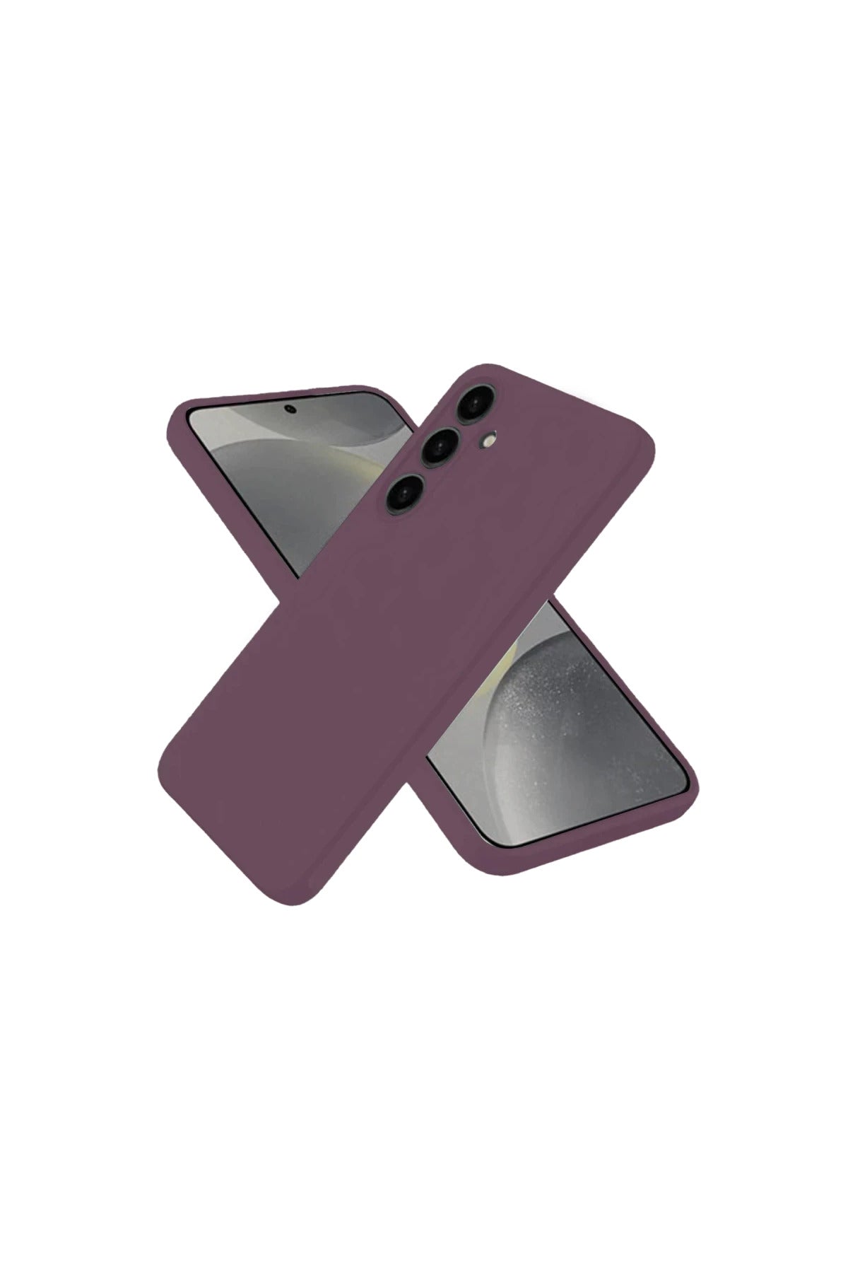 Samsung Galaxy A06 Uyumlu Kılıf First Silikon - Mürdüm